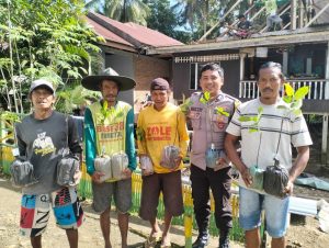 Luncurkan Cooling System Sinergi Berkelanjutan Polsek Lamuru Penyaluran Bibit Nangka Unggul