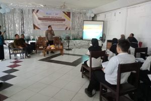 Mahasiswa Baru Politeknik Sandi Karsa Dapat Kuliah Umum dari Kapolsek Tamalanrea