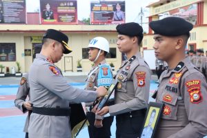 Upacara PTDH, Kapolres Sidrap Pecat Dua Anggota Polri