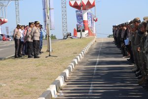 Kapolrestabes Makassar Pimpin Apel Kesiapan Pengamanan F8