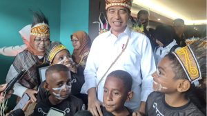 Presiden Jokowi Hadiri Peringatan Hari Anak Nasional 2024 di Papua