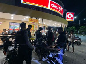 Patroli Malam, Polisi Amankan 4 Sepeda Motor Menggunakan Knalpot Brong di Makassar