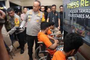 3 Pelaku Curanmor 36 TKP Diringkus Polisi di Makassar