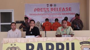 Polres Barru Ungkap Sindikat Narkoba, Amankan 76 Sachet Sabu