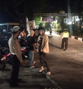 Polsek Manggala Gelar Operasi Cipta Kondisi, Puluhan Sepeda Motor Dikandangkan