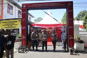 375 Personel Gabungan Amankan Pendaftaran Calon Walikota Makassar
