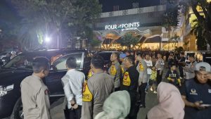 Kapolrestabes Makassar Dampingi Kapolda Sulsel Pantau Pengamanan Debat Perdana Pilgub Sulsel 2024