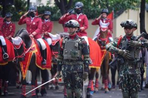 Polri Gladi Bersih Apel Gelar Pasukan Pengamanan Pelantikan Presiden