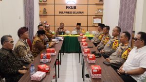Kapolda Sulsel Kunjungi Forum Kerukunan Umat Beragama (FKUB) untuk Perkuat Toleransi dan Kamtibmas di Sulawesi Selatan