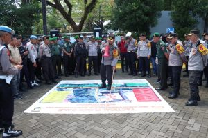 Polrestabes Makassar Pengaman Debat Paslon Pemilihan Wali Kota Makassar 