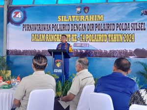 Silaturahmi Ditpolairud Polda Sulsel Bersama Purnawirawan Polairud dalam Rangka HUT ke-74 Polairud