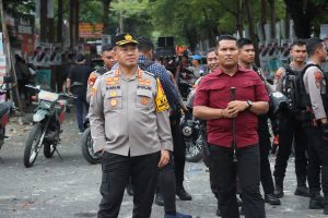 Kapolrestabes Makassar Pantau Langsung Pengamanan Debat Kedua Pilgub Sulsel