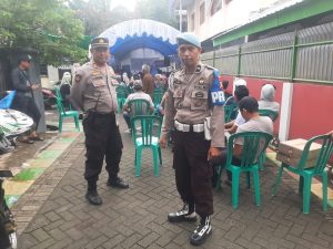 Polisi Pengamanan Kampanye Dialogis Paslon Wakil Walikota Makassar di Tamalanrea