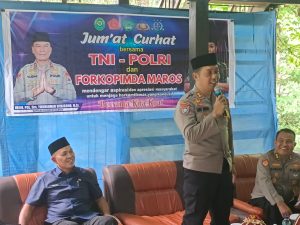 Jumat Curhat Rutin Kapolda Sulsel Sapa Warga Bantimurung Bahas Paham Radikal