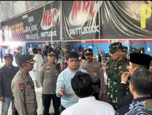 Wakapolrestabes Makassar Bersama Forkopimda Tinjau Gudang Logistik Pilkada Serentak 2024