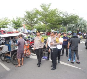 Kapolrestabes Makassar Pantau Pengamanan Kampanye Akbar Paslon Pilwali