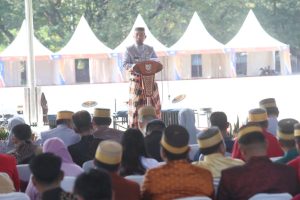 Pjs Wali Kota Makassar Ajak Masyarakat Sukseskan Pilkada Serentak pada HUT ke-417 Kota Makassar