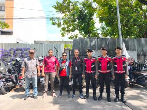 Pastikan Kondusif, Personil Polrestabes Makassar Pengamanan Kampanye Calon Wali Kota Makassar