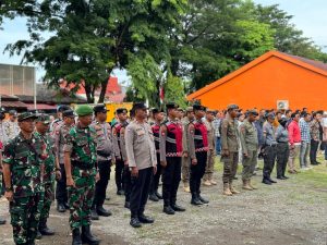 Kapolsek Manggala Pimpin Gelar Apel Kesiapan Linmas Jelang Pilkada Serentak Tahun 2024