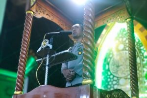 Pesan Kamtibmas Safari Subuh Kapolsek Mariso yang Baru Menjabat di Masjid Tauhid Mattoanging