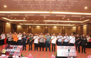 Kapolda Sulsel Pimpin Rapat Koordinasi Lintas Sektoral Dalam Rangka Operasi Lilin 2024