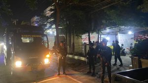 Brimob Polda Sulsel BKO Polrestabes Makassar Patroli Kamtibmas