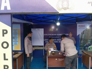 Kabag Ops Polrestabes Makassar Tinjau Pos Pam Kesiapan Pengamanan Nataru