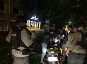Patroli Rutin Satuan Samapta Polrestabes Makassar Antisipasi Gangguan Kamtibmas