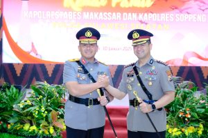 Sertijab, Kapolrestabes Makassar Resmi Dijabat Kombes Pol Arya Perdana