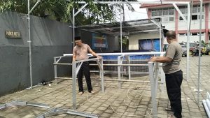 Optimalkan Lahan Kosong, Polsek Makassar Budidayakan Ikan Lele dan Tanaman Hidroponik