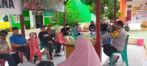 Bhabinkamtibmas Kelurahan Manggala Bersama RT/RW Bahas Keamanan Jelang Ramadhan