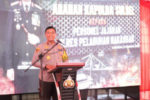 Kapolda Sulsel Kunjungi Polres Pelabuhan Makassar, Tekankan Peningkatan Kepercayaan Publik terhadap Polri
