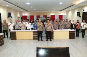 Polrestabes Makassar Terima Kunjungan Puslitbang Polri Bahas Kejahatan Siber