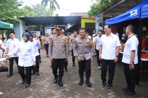 Kapolda Sulsel Hadiri Pembukaan Gerakan Pangan Murah Serentak Jel