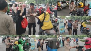 Polsek Panakkukang Berbagi Takjil Gratis, Berkah Ramadhan Kepada Pengendara dan Pengguna Jalan