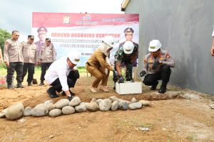 Kapolda Sulsel Ikuti Ground Breaking Serentak Pembangunan Perumahan Subsidi Polri