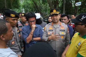 Kapolrestabes Makassar Kawal Aksi Demo Driver Online di Depan Kantor Gubernur Sulsel