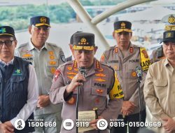 Cek One Way Nasional di KM 70 Cikatama, Kapolri : Ada Peningkatan tapi Tetap Lancar
