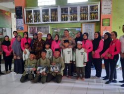 SPPG Polda Sulsel Distribusikan Makanan Sehat ke 3 Jenjang Sekolah Yayasan Cendikia