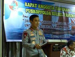 Kapolda Sulsel Hadiri Pembukaan RAT Puskoppolda Sulsel ke-52 Tahun Buku 2024