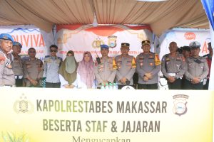 Kabag Ops Polrestabes Makassar Tinjau Pos Pelayanan Operasi Ketupat 2025 Pasca Lebaran