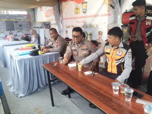 Dokkes Polrestabes Makassar Cek Kesehatan Personel di Pos Operasi Ketupat 2025