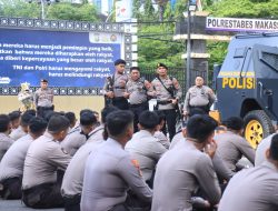Tingkatkan Profesionalisme, Satuan Samapta Polrestabes Makassar Gelar Latihan Turjawali