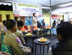 Ngopi Malam Bareng Polisi, Warga Lariangbangi Bahas Keamanan
