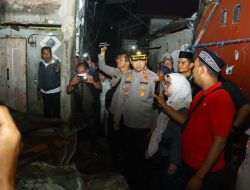 Kapolrestabes Makassar Tinjau Lokasi Kebakaran Hanguskan 15 Rumah