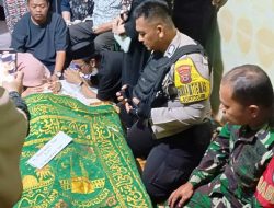 Tunjukkan Kepedulian, Bripka Fitrah Melayat Warga Binaan yang Berduka di Bonto Duri