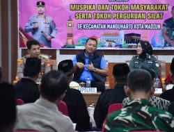 Kapolres Madiun Kota dan Tokoh Pencak Silat Sepakat Jaga Kamtibmas Jelang Suro