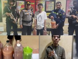 Polsek Manggala Bubarkan Pesta Miras dan Amankan Remaja Bawa Sajam di Batua