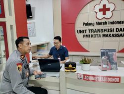 Aksi Kemanusiaan Kapolsek Bontoala: Donor Darah Tiap Dua Bulan