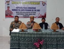 Ngopi Kamtibmas di Bulurokeng, Polrestabes Makassar Serap Aspirasi Warga